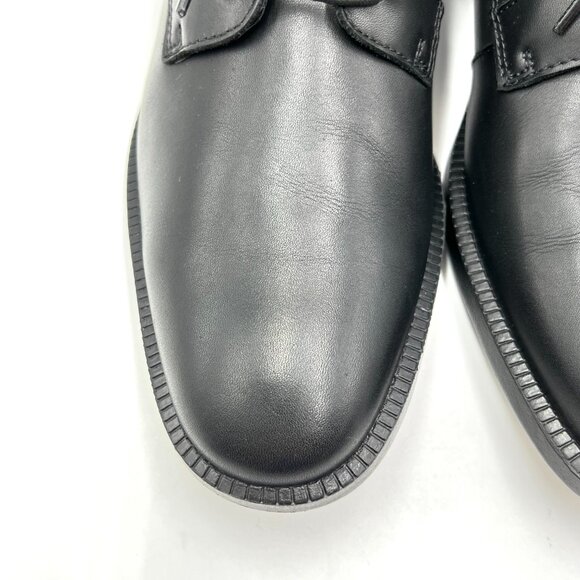Rockport Mens Size 8 Dressports Plain Toe Black‎ Leather Oxfords Shoes main image 4